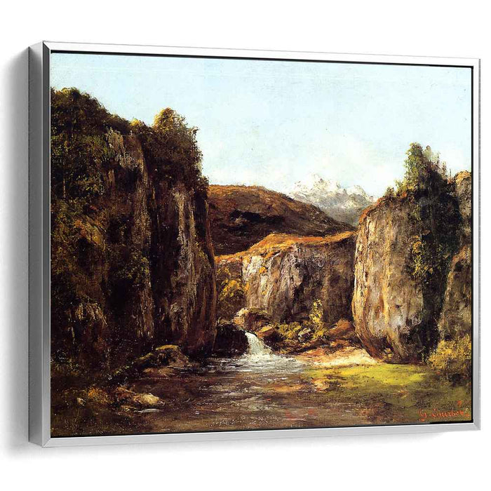The Source among the Rocks of the Doubs (1871) by Gustave Courbet