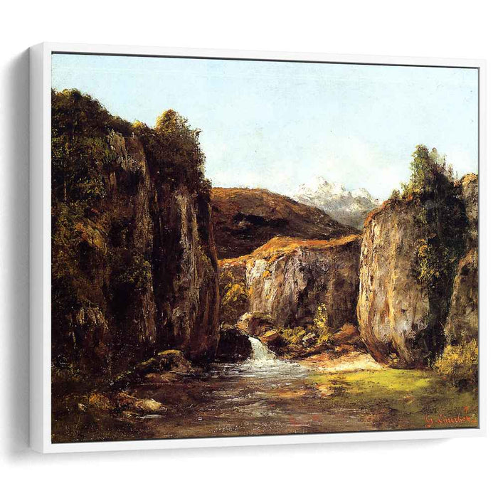 The Source among the Rocks of the Doubs (1871) by Gustave Courbet