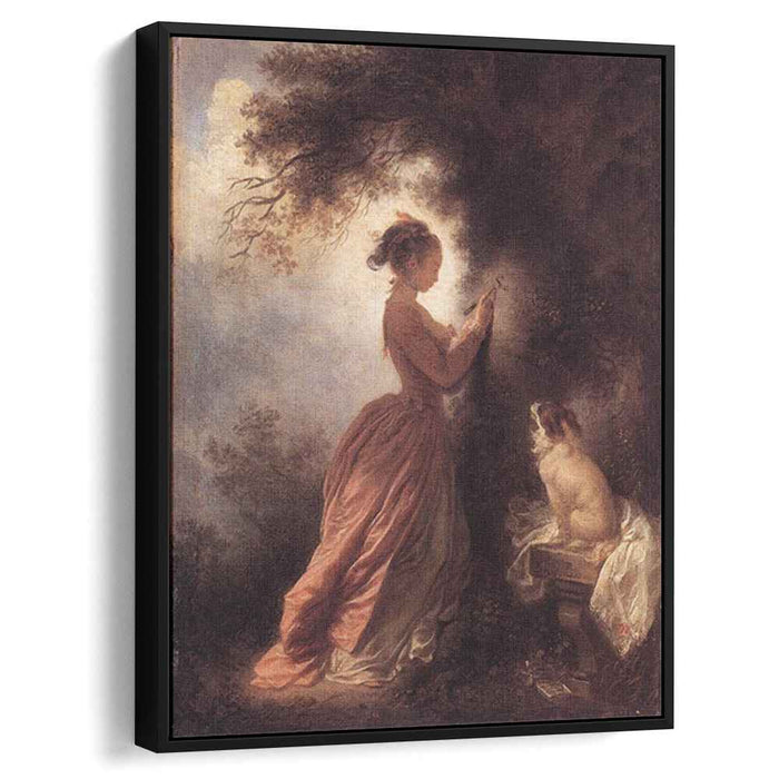 The Souvenir (1778) by Jean-Honore Fragonard