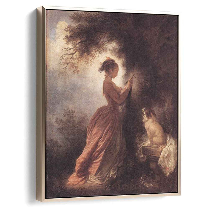 The Souvenir (1778) by Jean-Honore Fragonard