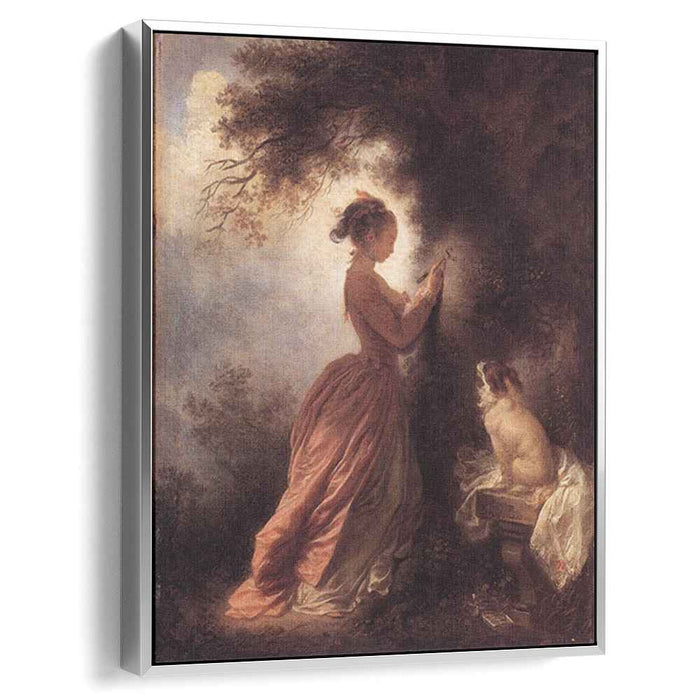 The Souvenir (1778) by Jean-Honore Fragonard