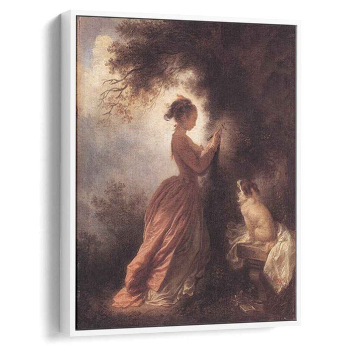 The Souvenir (1778) by Jean-Honore Fragonard