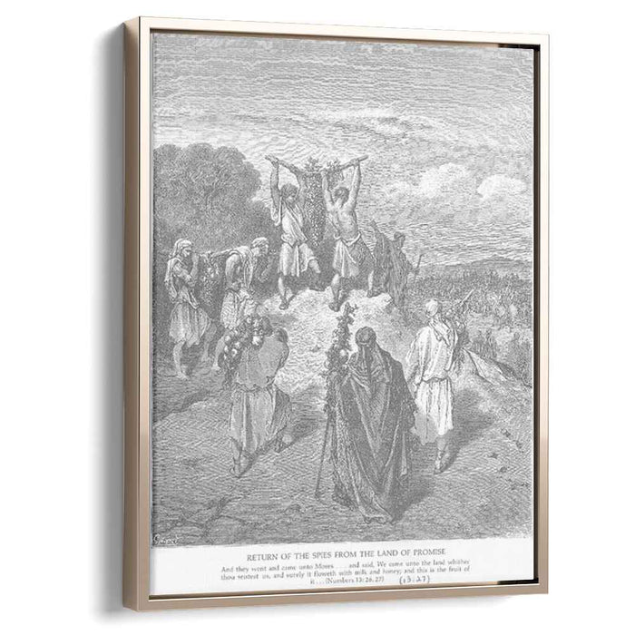 The Spies Return from the Promised Land by Gustave Dore
