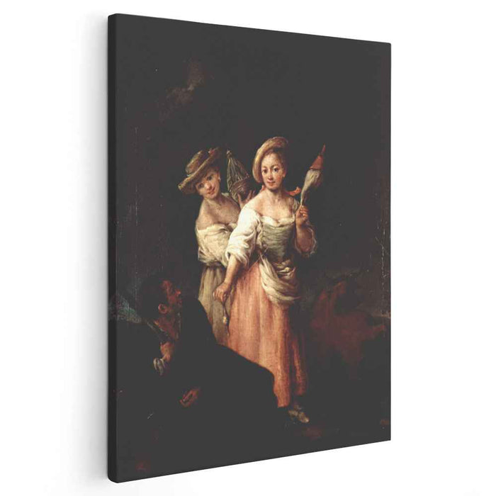 The Spinner by Pietro Longhi