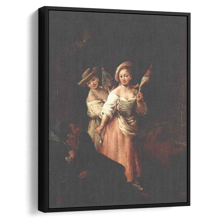 The Spinner by Pietro Longhi