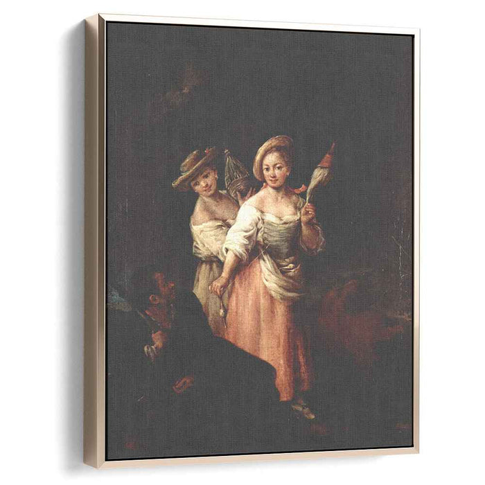 The Spinner by Pietro Longhi