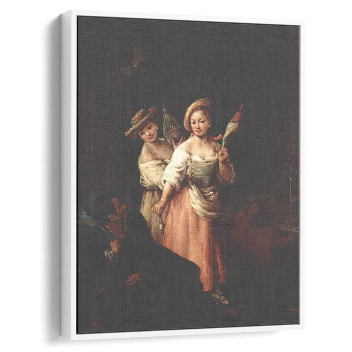 The Spinner by Pietro Longhi