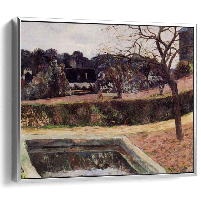 The square pond (1884) by Paul Gauguin