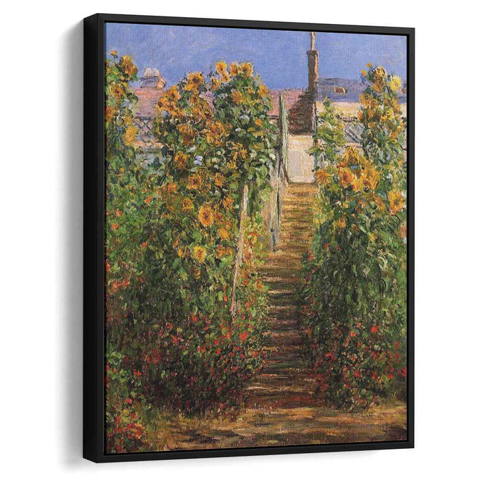 The Steps at Vetheuil (1881) by Claude Monet