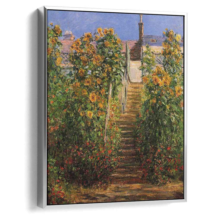 The Steps at Vetheuil (1881) by Claude Monet