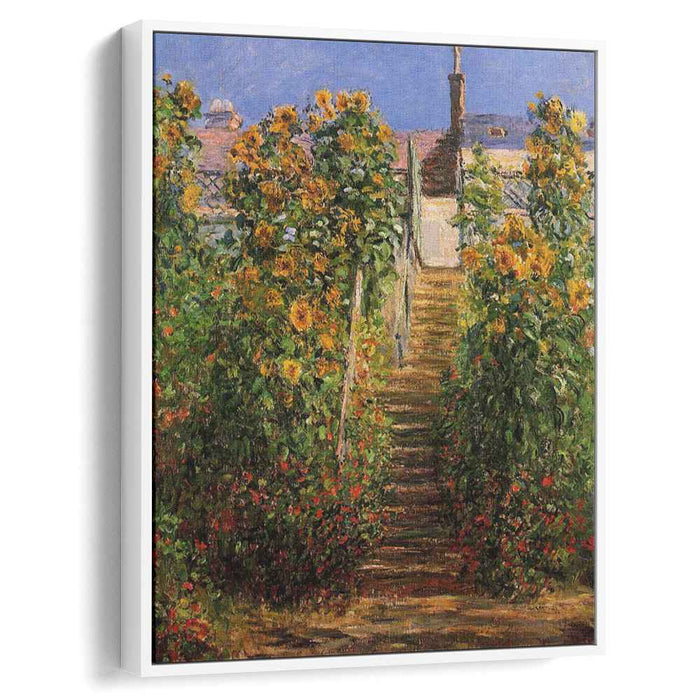 The Steps at Vetheuil (1881) by Claude Monet
