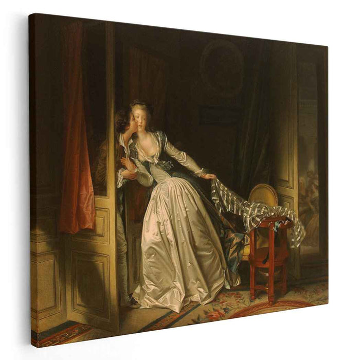 The Stolen Kiss (1788) by Jean-Honore Fragonard