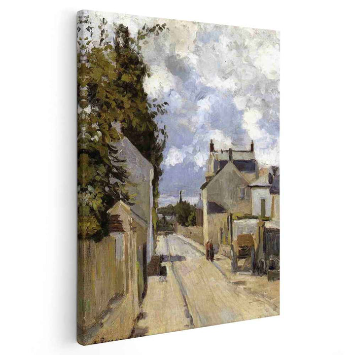 The street of Hermitage, Pontoise by Camille Pissarro