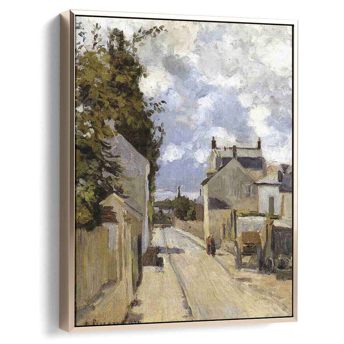 The street of Hermitage, Pontoise by Camille Pissarro