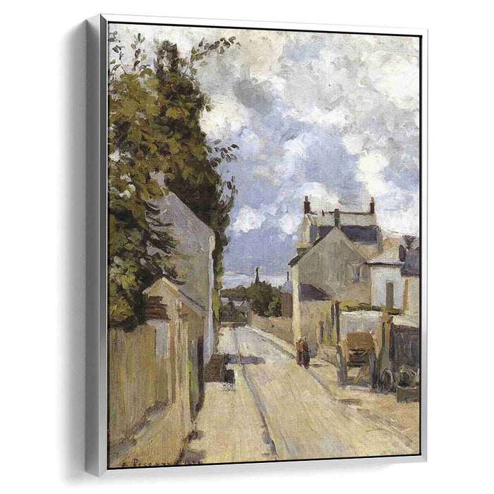 The street of Hermitage, Pontoise by Camille Pissarro
