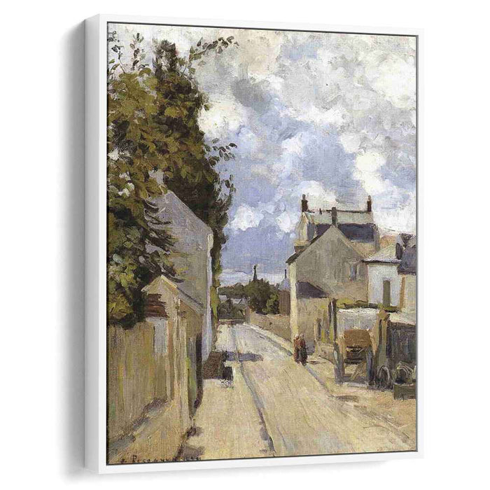 The street of Hermitage, Pontoise by Camille Pissarro