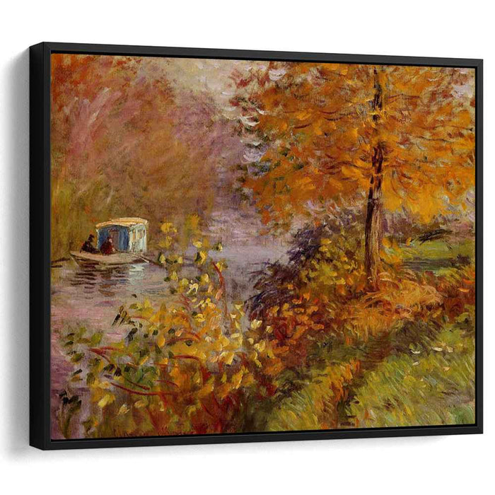 The Studio Boat (1876) by Claude Monet