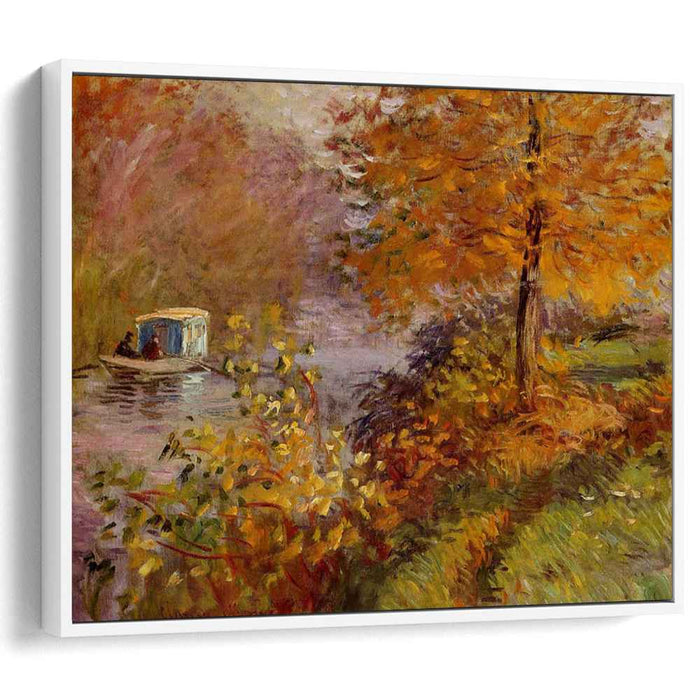 The Studio Boat (1876) by Claude Monet