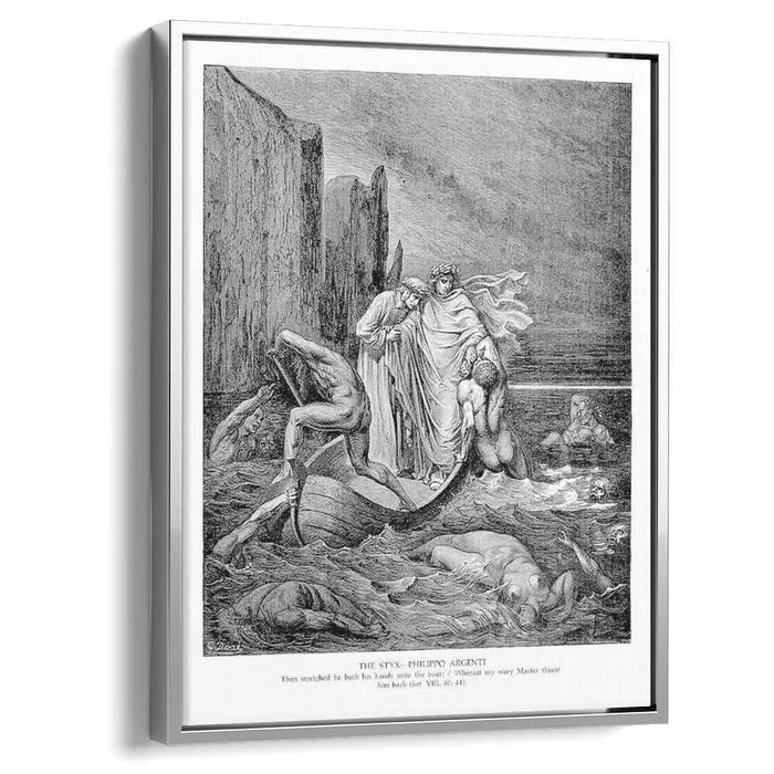 The Styx--Philippo Argenti by Gustave Dore