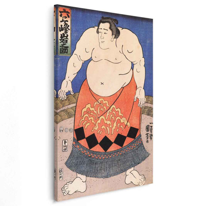 The sumo wrestler by Utagawa Kuniyoshi