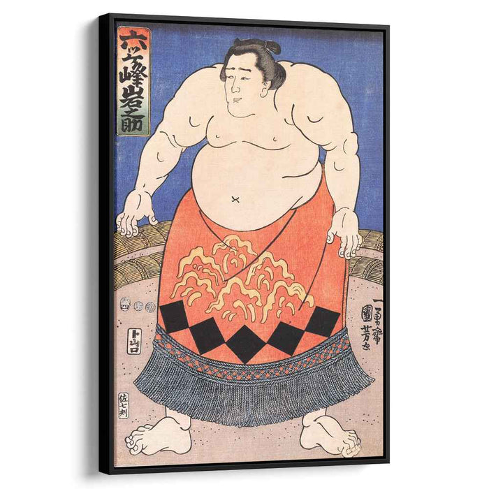 The sumo wrestler by Utagawa Kuniyoshi