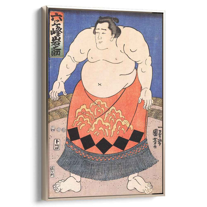 The sumo wrestler by Utagawa Kuniyoshi