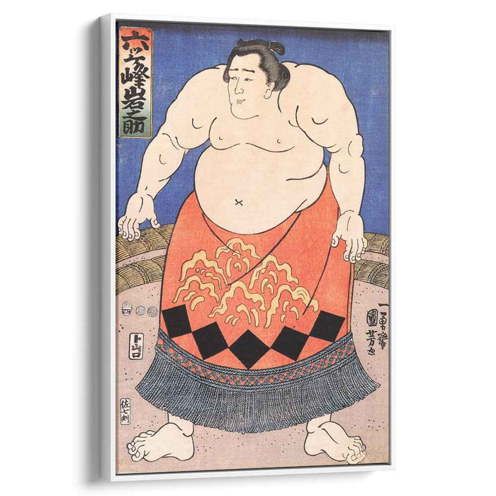 The sumo wrestler by Utagawa Kuniyoshi