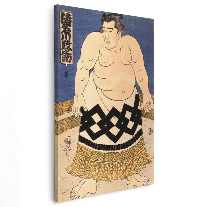 The sumo wrestler by Utagawa Kuniyoshi
