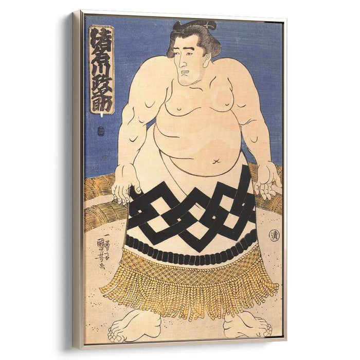 The sumo wrestler by Utagawa Kuniyoshi