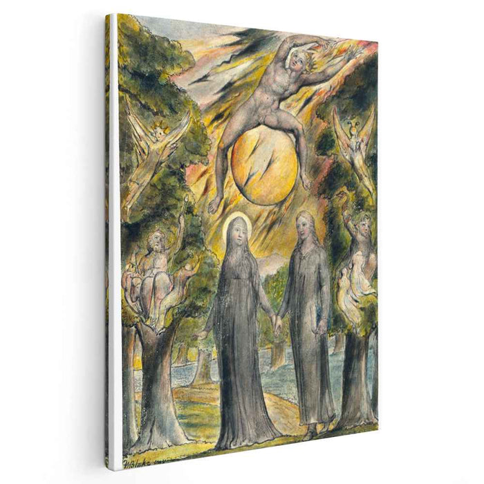 The Sun in His Wrath (1820) by William Blake