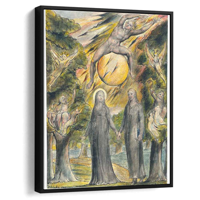 The Sun in His Wrath (1820) by William Blake