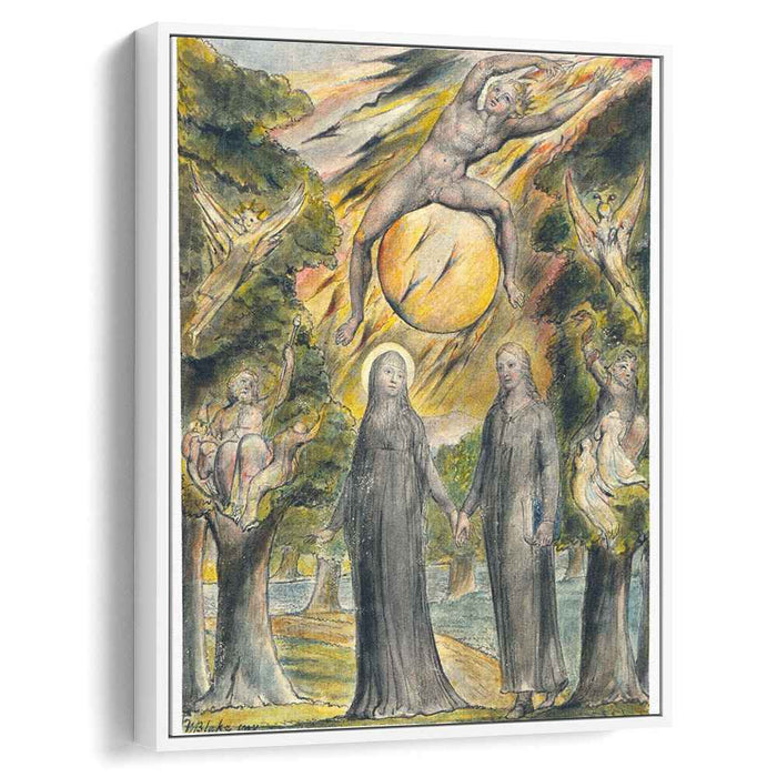 The Sun in His Wrath (1820) by William Blake