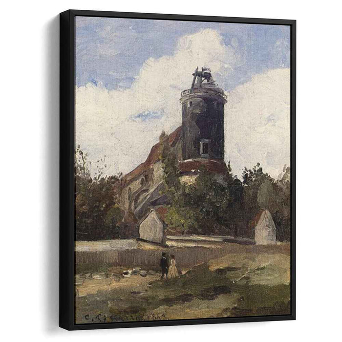 The Telegraph Tower at Montmartre (1863) by Camille Pissarro