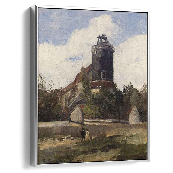 The Telegraph Tower at Montmartre (1863) by Camille Pissarro