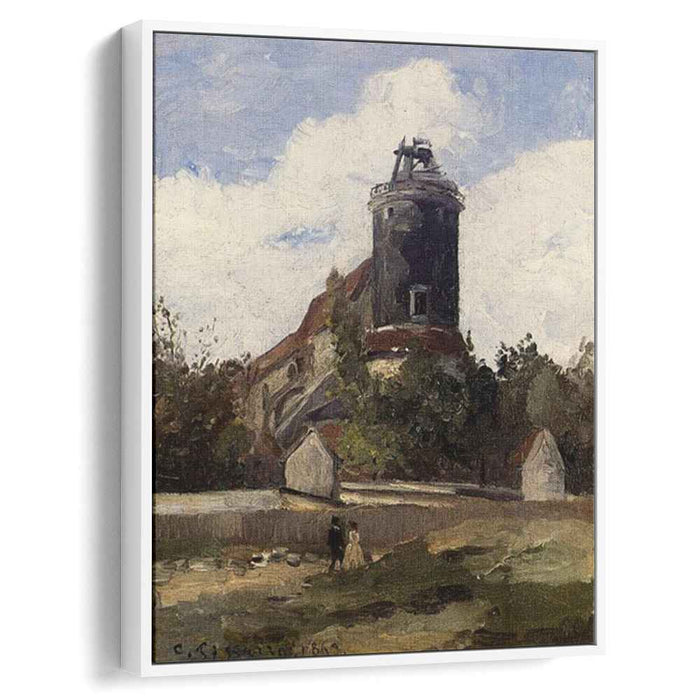 The Telegraph Tower at Montmartre (1863) by Camille Pissarro