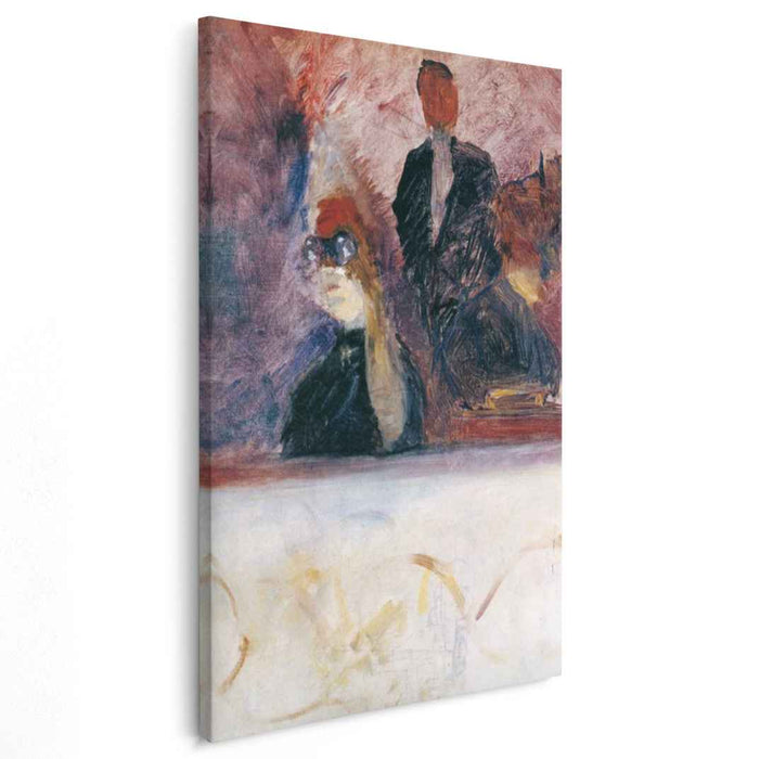 The Theater Box with the Gilded Mask (1893) by Henri de Toulouse-Lautrec