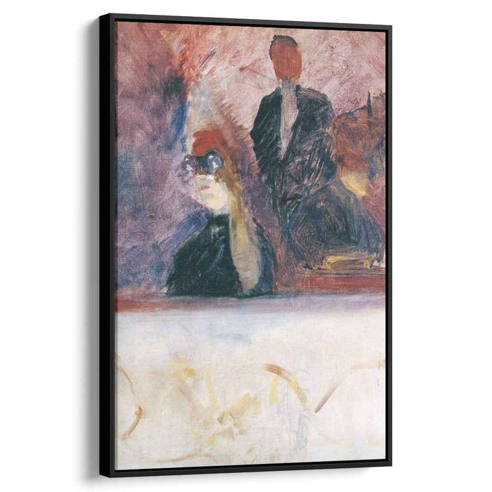 The Theater Box with the Gilded Mask (1893) by Henri de Toulouse-Lautrec