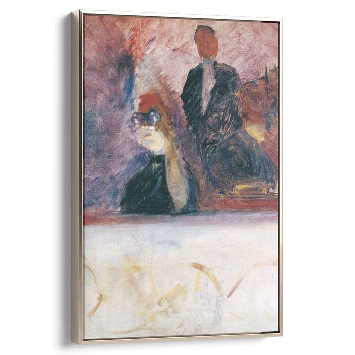 The Theater Box with the Gilded Mask (1893) by Henri de Toulouse-Lautrec
