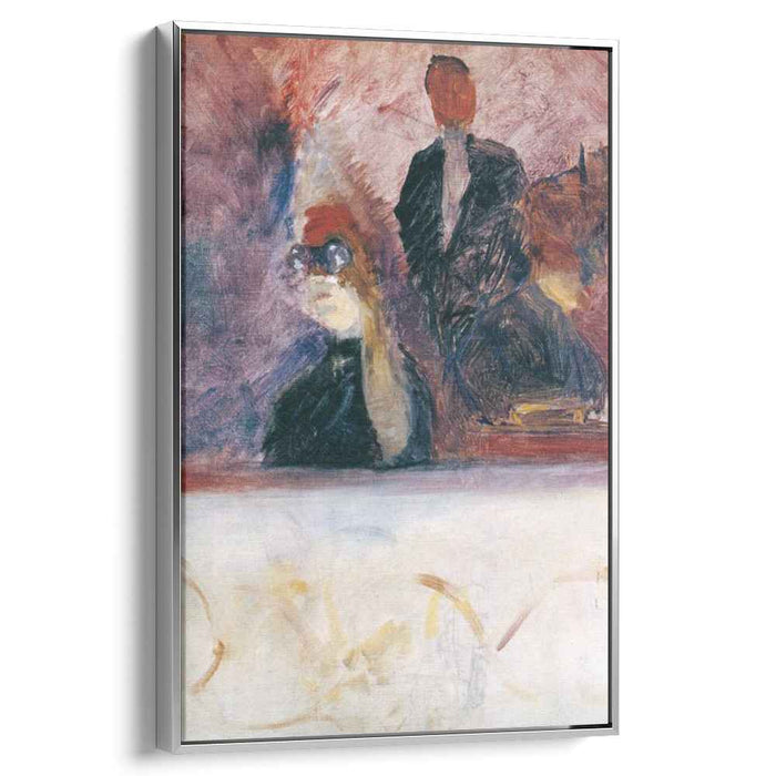 The Theater Box with the Gilded Mask (1893) by Henri de Toulouse-Lautrec