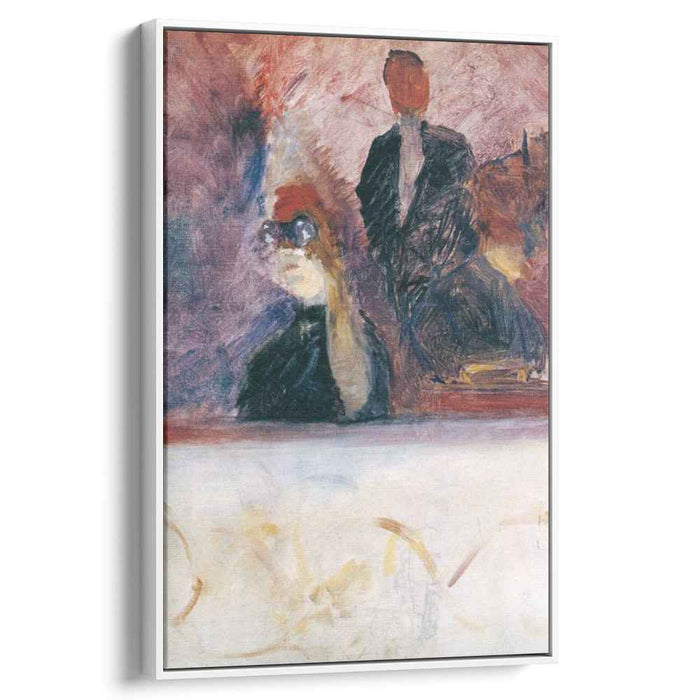 The Theater Box with the Gilded Mask (1893) by Henri de Toulouse-Lautrec