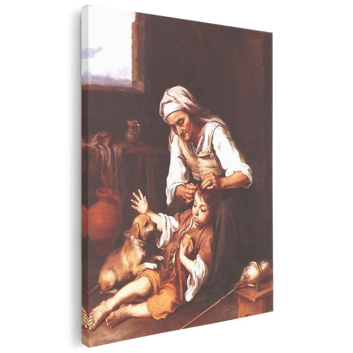 The Toilette (1675) by Bartolome Esteban Murillo