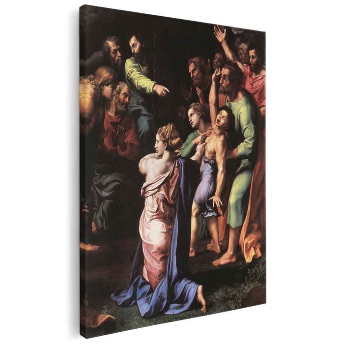 The Transfiguration (detail) (1520) by Raphael