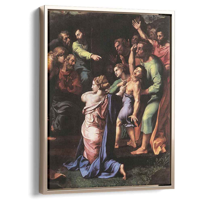 The Transfiguration (detail) (1520) by Raphael