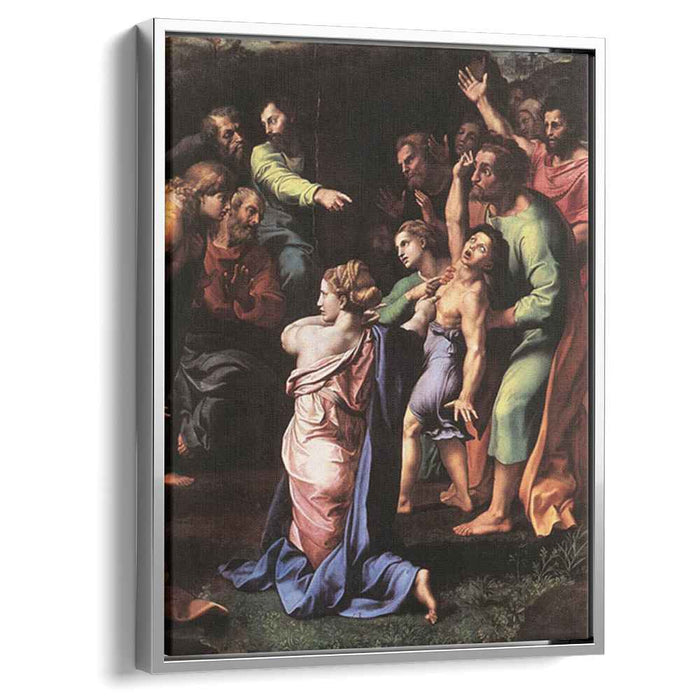 The Transfiguration (detail) (1520) by Raphael