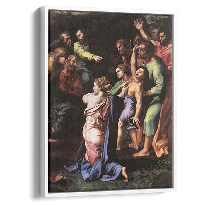 The Transfiguration (detail) (1520) by Raphael