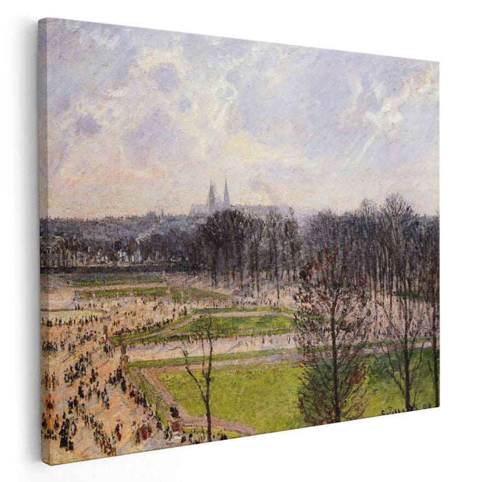 The Tuileries Gardens Winter Afternoon (1899) by Camille Pissarro