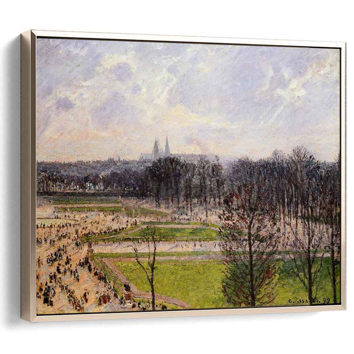 The Tuileries Gardens Winter Afternoon (1899) by Camille Pissarro