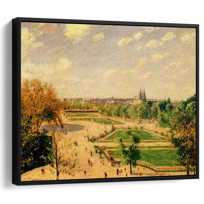 The Tuilleries Gardens Morning, Spring, Sun by Camille Pissarro