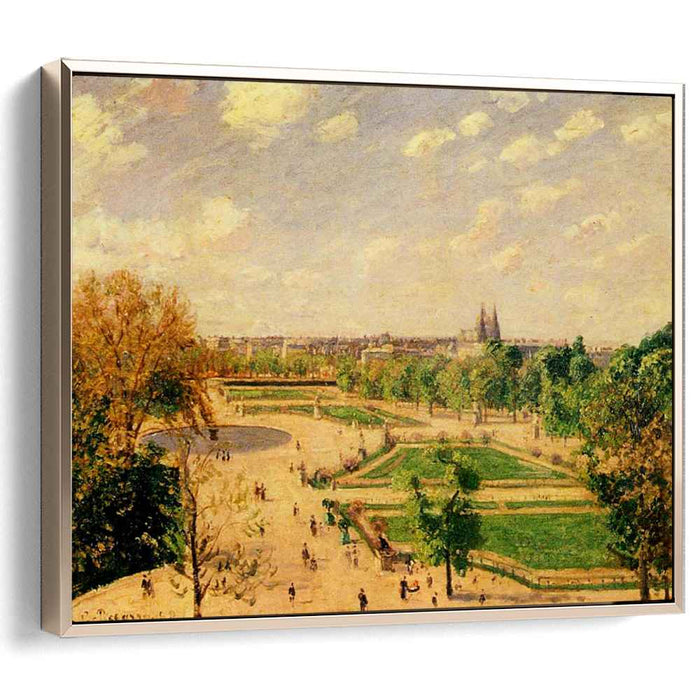 The Tuilleries Gardens Morning, Spring, Sun by Camille Pissarro