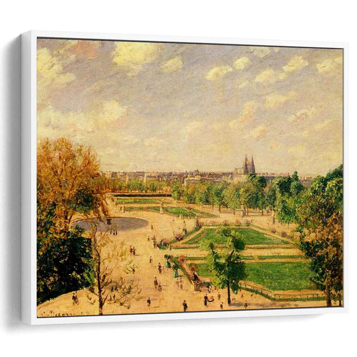 The Tuilleries Gardens Morning, Spring, Sun by Camille Pissarro